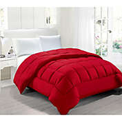 Legacy Decor Goose Down Alternative King Size Comforter, Red Color