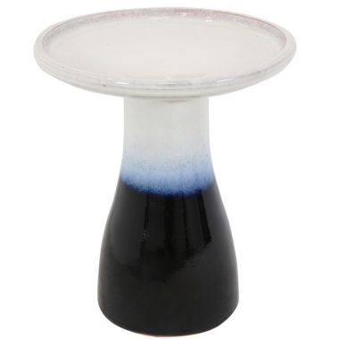 Sunnydaze Outdoor Weather-Resistant Smooth Glaze Ceramic Subtle Transitions Garden Bird Bath - Twilight. View a larger version of this product image.