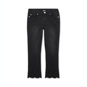 Hudson Girl&#39;s Eyelet Skinny Ankle Jeans Black Size 16