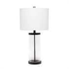 Alternate image 0 for Elegant Designs Enclosed Glass Table Lamp, Black