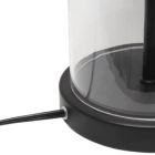 Alternate image 1 for Elegant Designs Enclosed Glass Table Lamp, Black