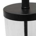 Alternate image 3 for Elegant Designs Enclosed Glass Table Lamp, Black