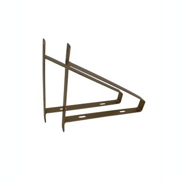 TX USA Metal Bracket for Foster Shelf, Vertical Mount, Set of 2 - Gold. View a larger version of this product image.