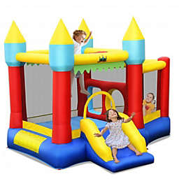Costway Inflatable Bounce Slide Jumping Castle Without Blower