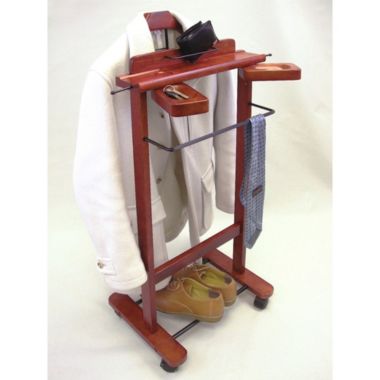 Proman Products Home Indoor Decorative Deluxe Valet in Dark Cherry. View a larger version of this product image.