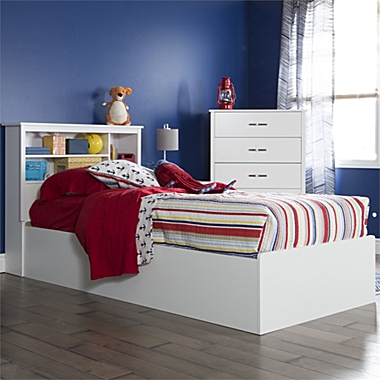 South Shore Step One Mates Bed With 3 Drawers - Pure White. View a larger version of this product image.
