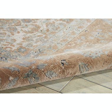 kathy ireland Home Malta MAI09 Ivory/Beige/Light Blue Indoor Area Rug - 9' x 12'. View a larger version of this product image.