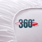 Alternate image 2 for Lux Decor Collection Mattress Pad upto 16 Inches Deep Pocket Mattress Topper (California-King, White)