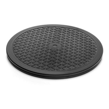 Aleratec Dual Sided Tv Swivel Stand, 360 Lazy Susan Featuring Heavy Duty 250 Lb Capacity. View a larger version of this product image.