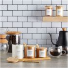 Alternate image 2 for Talented Kitchen 184 Spice Jar Labels Preprinted, Minimalist Black Text on White Square Seasoning Stickers with Names, Numbers, Expiration Date for Herb and Spice Rack Organization (Water Resistant)