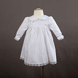 Laurenza's Baby Girls Long-Sleeve Baptism Dress Christening Gown