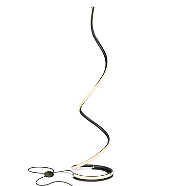 Allure LED Floor Lamp - Black. View a larger version of this product image.
