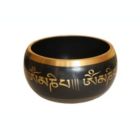 Alternate image 0 for Cottage Handicraft, The Black Coloured Singing Bowl, Large with free Elephant Gift
