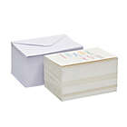 Alternate image 3 for Juvale Rainbow Thank You Cards with Envelopes, Bulk Boxed Set (4x6 In, 144 Pack)
