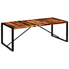 Alternate image 3 for vidaXL Dining Table 86.6"x39.4"x29.5" Solid Sheesham Wood