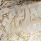 Alternate image 1 for Roommates Decor Marble Peel & Stick Wallpaper - Gold