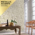 Alternate image 3 for Roommates Decor Marble Peel & Stick Wallpaper - Gold