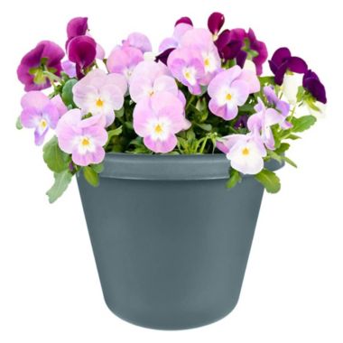 The HC Companies Classic In/Outdoor Planter, Warm Gray, 10". View a larger version of this product image.