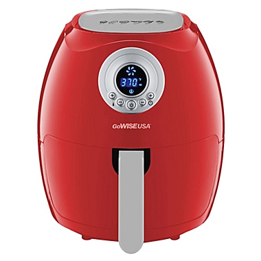 GoWise 3.7-Quart Digital Air Fryer + 100 Recipes - Red. View a larger version of this product image.