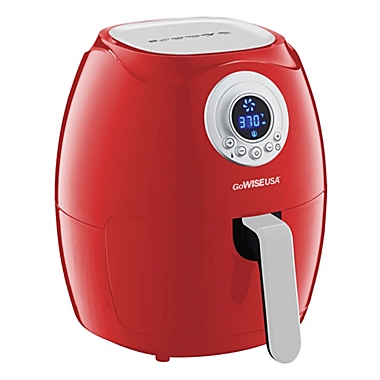 GoWise 3.7-Quart Digital Air Fryer + 100 Recipes - Red. View a larger version of this product image.