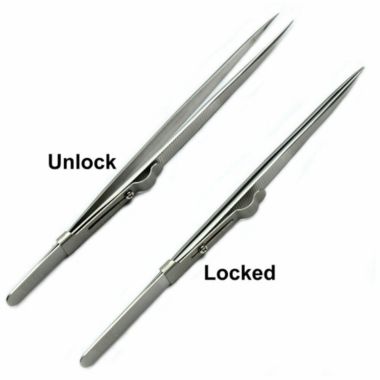 Horizon Diamond Gemstone Tweezers with Side Lock. View a larger version of this product image.