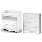 Alternate image 0 for South Shore South Shore Angel Changing Table And 4-Drawer Chest Set - Pure White