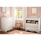 Alternate image 1 for South Shore South Shore Angel Changing Table And 4-Drawer Chest Set - Pure White