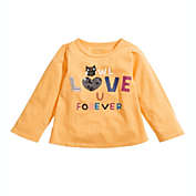 First Impressions Baby Girl&#39;s Owl Love U T-Shirt Yellow Size -12 M