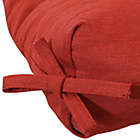 Alternate image 2 for Sunnydaze Indoor/Outdoor Olefin Polyester Tufted High Back Patio Dining Chair Cushion - 23" x 47" - Red