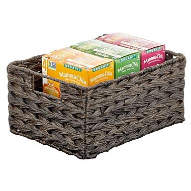 mDesign Woven Ombre Pantry Bin Basket, 3 Pack. View a larger version of this product image.
