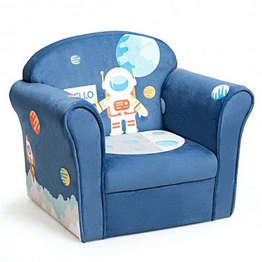 Costway Kids Astronaut Armrest Upholstered Couch. View a larger version of this product image.