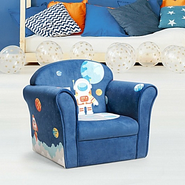 Costway Kids Astronaut Armrest Upholstered Couch. View a larger version of this product image.