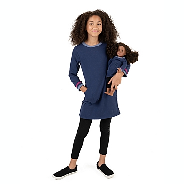 Leveret Girls and Doll Sweat Dress. View a larger version of this product image.