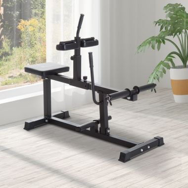 Soozier Adjustable Steel Seated Calf Raise Exercise Strength Training Gym Equipment. View a larger version of this product image.