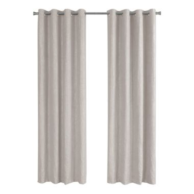 Monarch Specialties I 9818 Curtain Panel - 2pcs / 52"W X 95"H Ivory Room Darkening. View a larger version of this product image.