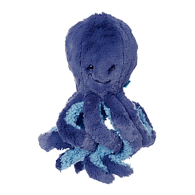 Manhattan Toy Navy Blue Octopus 12&quot; Ocean Sea Life Stuffed Animal Toy. View a larger version of this product image.