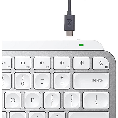 Logitech MX Keys Mini TKL Bluetooth Keyboard For Apple mac OS, iPad OS -  Pale Gray