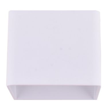 Canyon Home 4" LED Square White Wall Sconce Lamp 2pcs Pack. View a larger version of this product image.