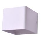 Alternate image 3 for Canyon Home 4" LED Square White Wall Sconce Lamp 2pcs Pack