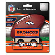 MasterPieces Wood Train Box Car - NFL Denver Broncos - Officially Licensed Toddler & Kids Toy