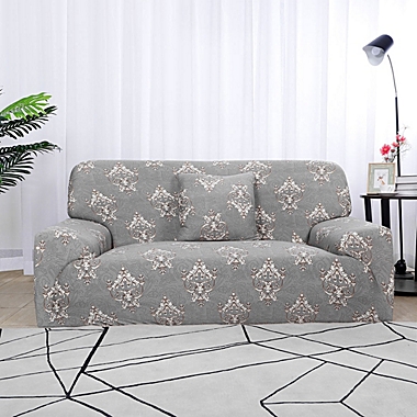 PiccoCasa Printed Sofa Cover, Stretch Couch Covers, Spandex Fabric