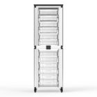 Alternate image 2 for Luxor Modular Classroom Storage Cabinet - 2 stacked modules with 12 small bins
