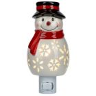 Alternate image 1 for Ganz Snowman Night Light 5 Inch Multicolor Plug In
