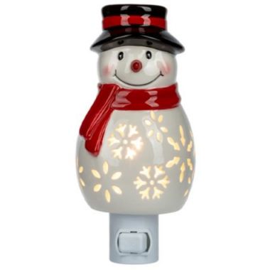 Ganz Snowman Night Light 5 Inch Multicolor Plug In. View a larger version of this product image.
