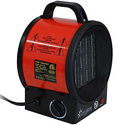 Sunnydaze Portable Ceramic Electric Space Heater with Auto Shutoff - 1500W/750W