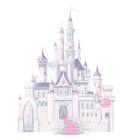 Alternate image 2 for Roommates Decor Disney Princess Castle Giant Wall Decal with Glitter