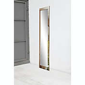 BrandtWorks Modern Floor Mirror with Chrome Finish - 16" x 71"