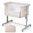 Alternate image 0 for Gymax 3-in-1 Baby Bassinet Beside Sleeper Crib with 5-Level Adjustable Heights