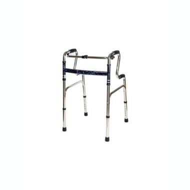 Carex Health Brands Sturdy Uplift Adjustable Adult Medical Walkers, Folds for Easy Storage & Transport, Guaranteed Longevity, Superior Support for Seniors Steel, 6 lb. View a larger version of this product image.