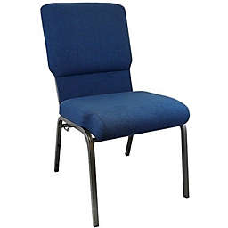 Flash Furniture Advantage Navy Church Chairs 18.5 in. Wide